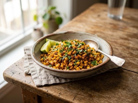 Air-Fried Masala Corn