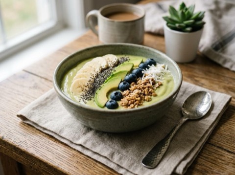 Avocado Banana Smoothie Bowl