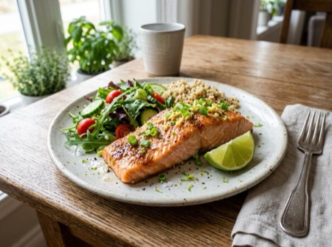 Baked Ginger Lime Salmon