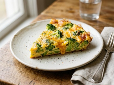 Broccoli and Cheese Frittata