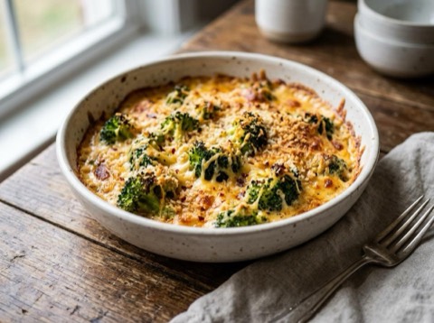 Cajun Broccoli & Cheese Casserole