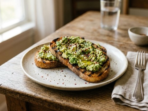Charcoal-Grilled Avocado Toast