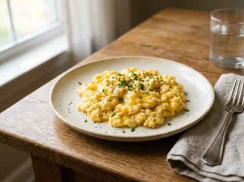 Cheesy Scrambled Eggs