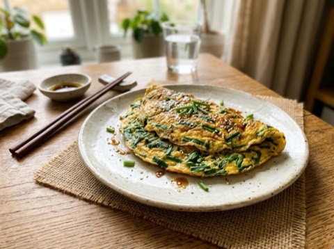 Chinese Chive Omelette