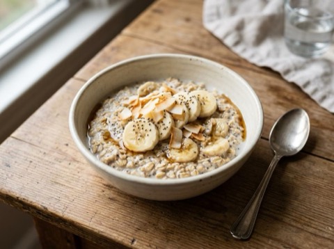 Coconut Banana Overnight Oats