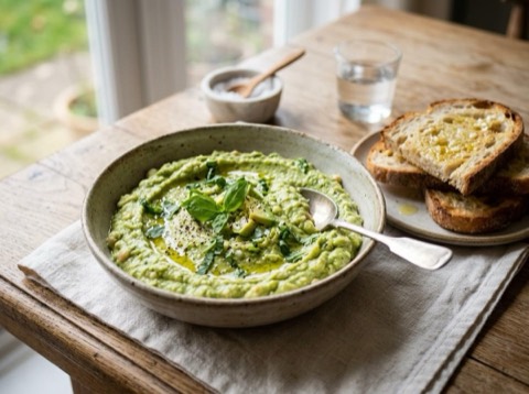 Creamy Avocado and White Bean Spread