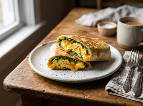 Egg and Cheese Breakfast Wrap