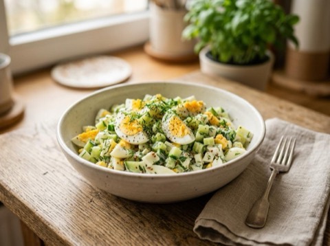 Egg-Cucumber Salad