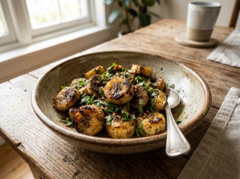 Grilled Banana Chaat