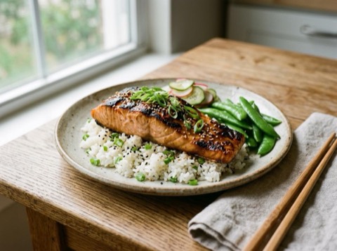 Grilled Miso Salmon