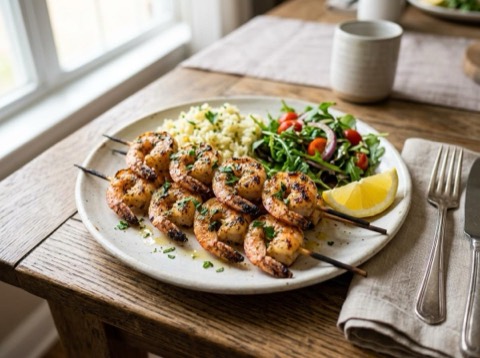 Grilled Shrimp Kebabs