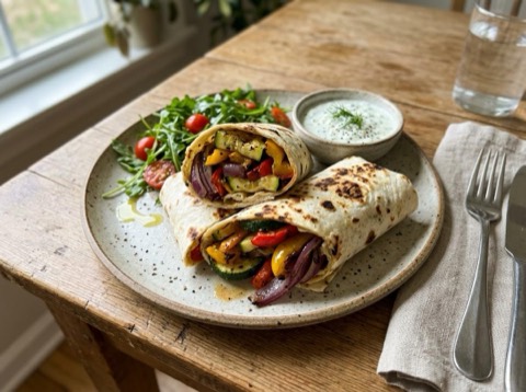 Grilled Vegetable Wraps