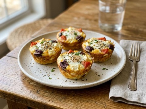 Keto Greek Egg Cups