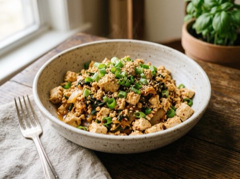 Keto Tofu Scramble