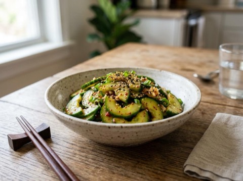 Korean Cucumber Salad (Oi Muchim)