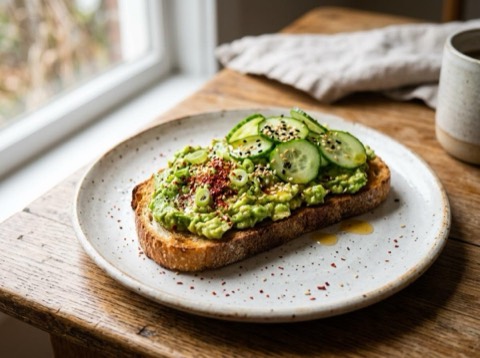 Korean Spiced Avocado Toast