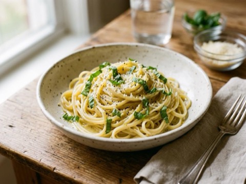Lemon Garlic Pasta Sauce