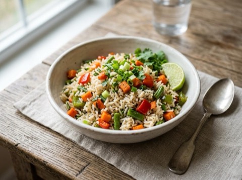 Lemongrass Rice with Vegetables