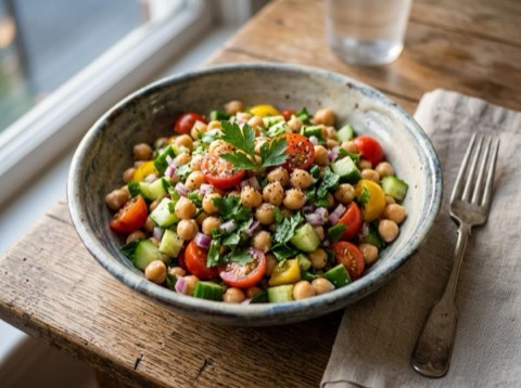 Mediterranean Chickpea Salad