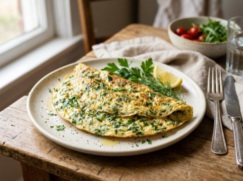 Mediterranean Herb Omelette