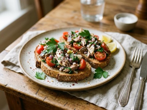 Mediterranean Sardine Toast