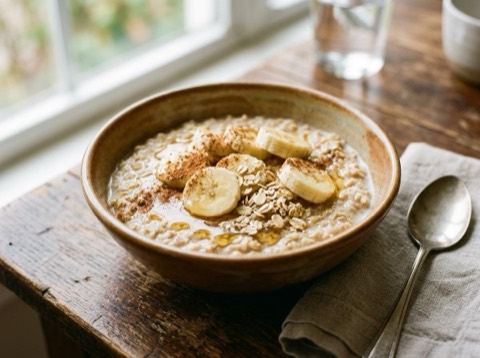 Microwave Banana Oatmeal