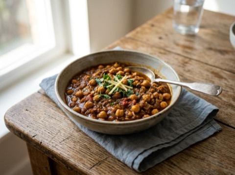 Microwave Chana Masala