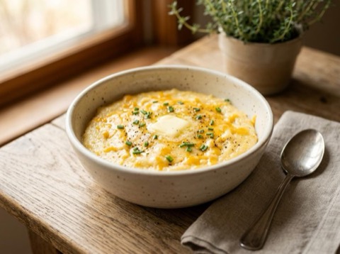 Microwave Cheesy Grits
