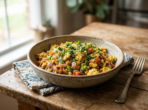 Microwave Egg Bhurji