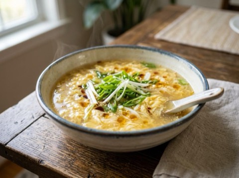 Microwave Egg Drop Soup