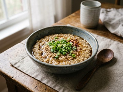 Microwave Korean Style Oatmeal