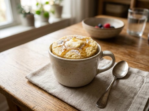 Microwave Pancake in a Mug