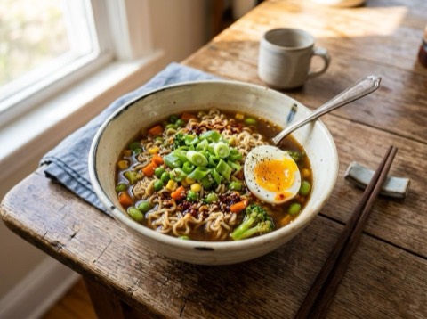 Microwave Vegetable Ramen