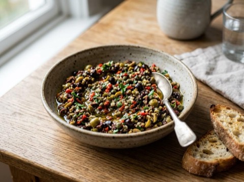 Olive and Pepper Tapenade