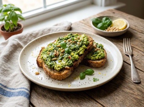 Pesto Avocado Toast