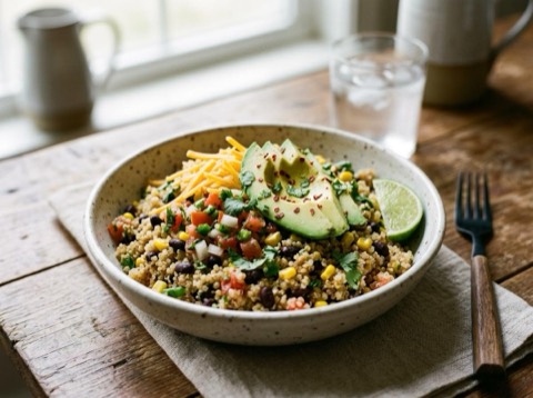 Quinoa and Black Bean Bowl
