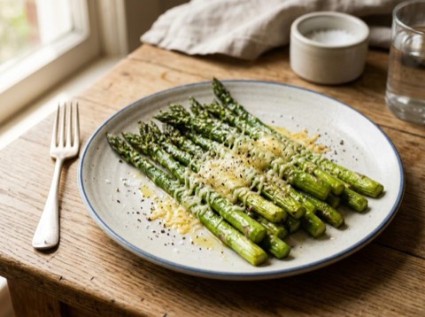 Roasted Asparagus with Parmesan