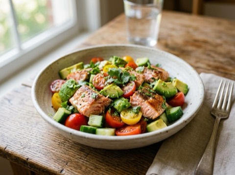 Salmon and Avocado Salad
