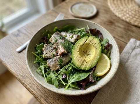 Sardine and Avocado Breakfast Bowl