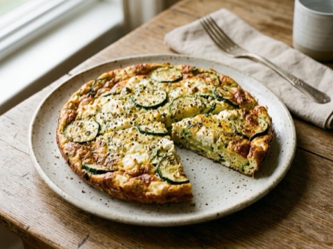 Savory Egg and Zucchini Frittata