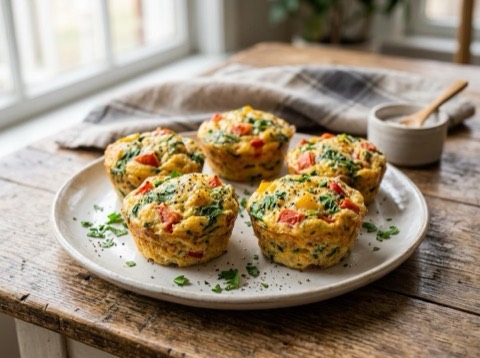Savory Egg Muffins with Veggies
