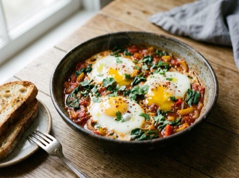 Shakshuka with Spinach