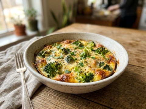 Spanish Broccoli and Egg Bake