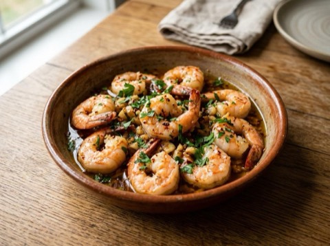 Spanish Garlic Shrimp (Gambas al Ajillo)