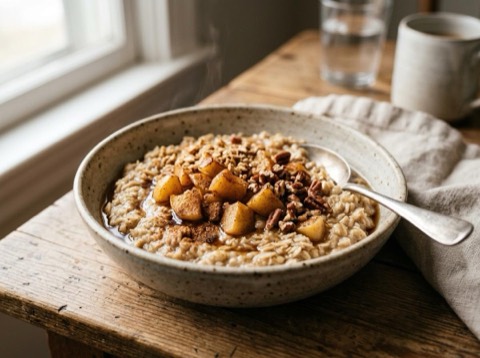Spiced Apple Oatmeal