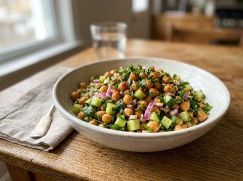 Spiced Chickpea Salad