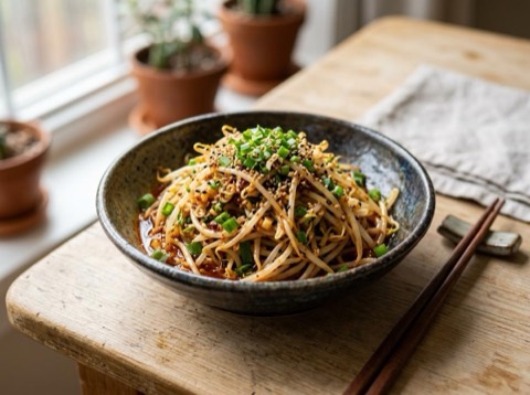 Spicy Szechuan Bean Sprouts