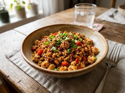 Spicy Tofu Scramble