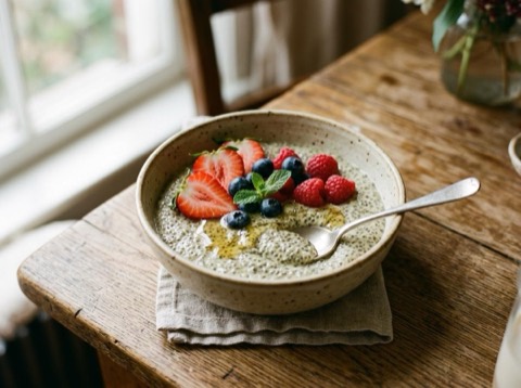 Tea Infused Chia Seed Pudding