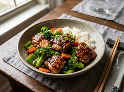 Teriyaki Chicken with Vegetables
